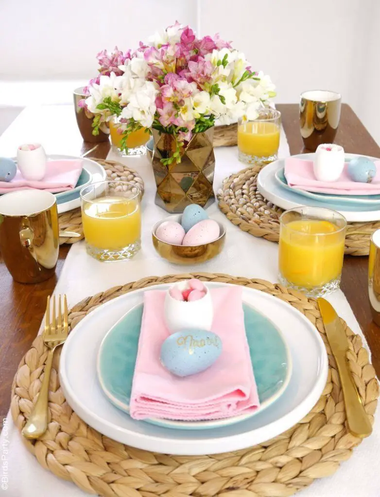 elegant easter tablescape ideas for easter