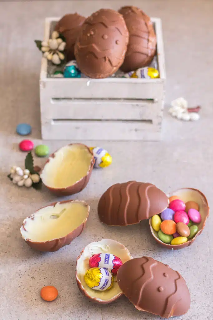 easy homemade easter eggs with surprise inside for kids