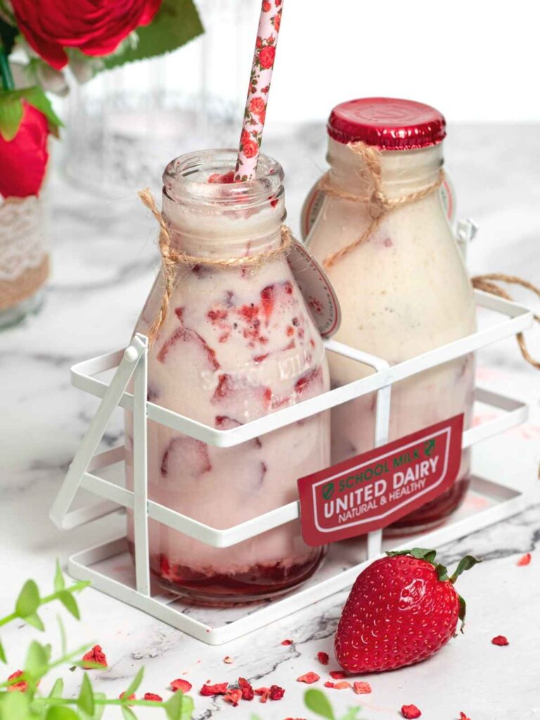 homemade strawberry milk for non alcoholic summer drink recipes