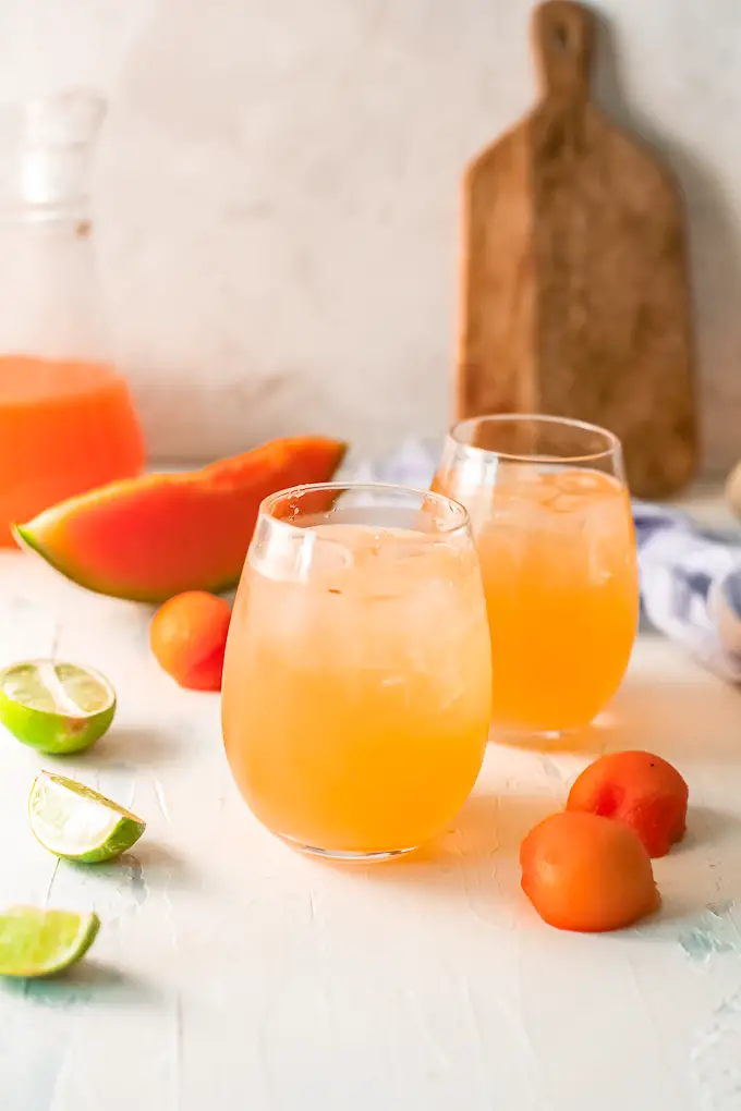 Melon Agua Fresca- Non alcoholic summer drink recipes