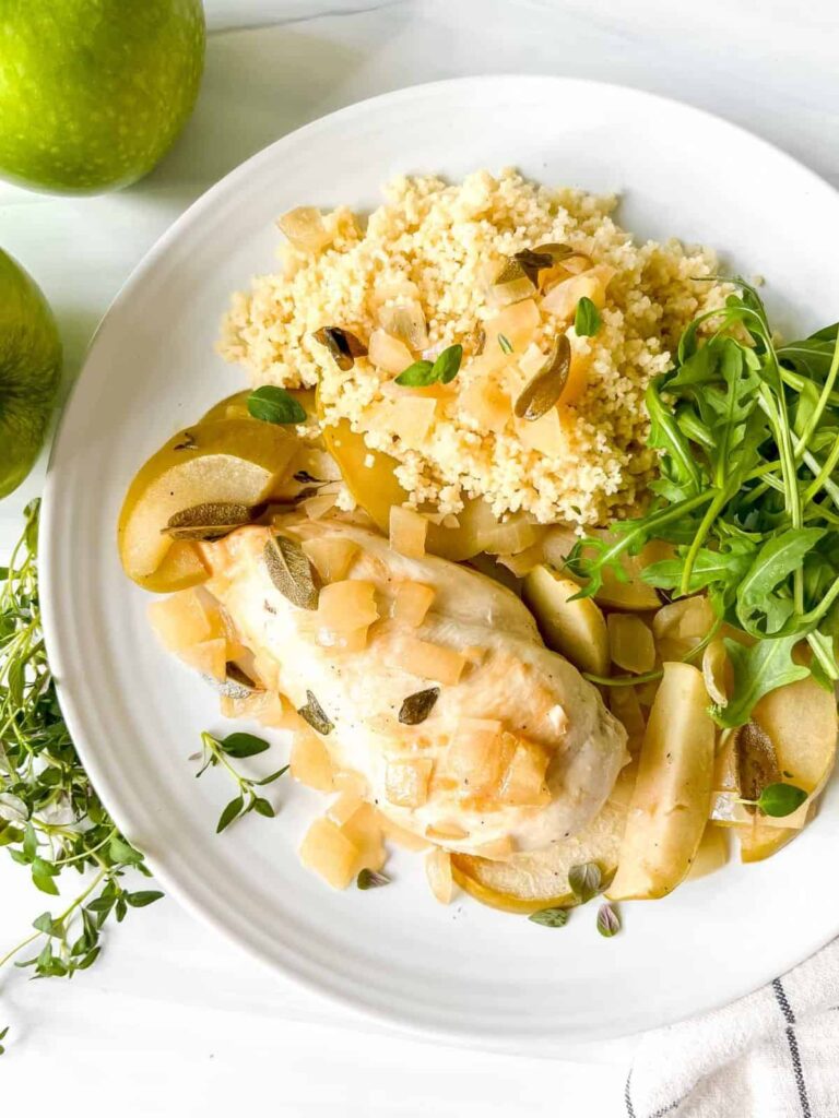 baked chicken with apples and honey for mothers day lunch ideas