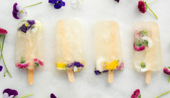 Champagne Popsicles for easy summer popsicle recipes