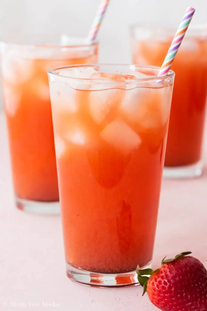 homemade strawberry acai refresher for non alcoholic summer drink recipes