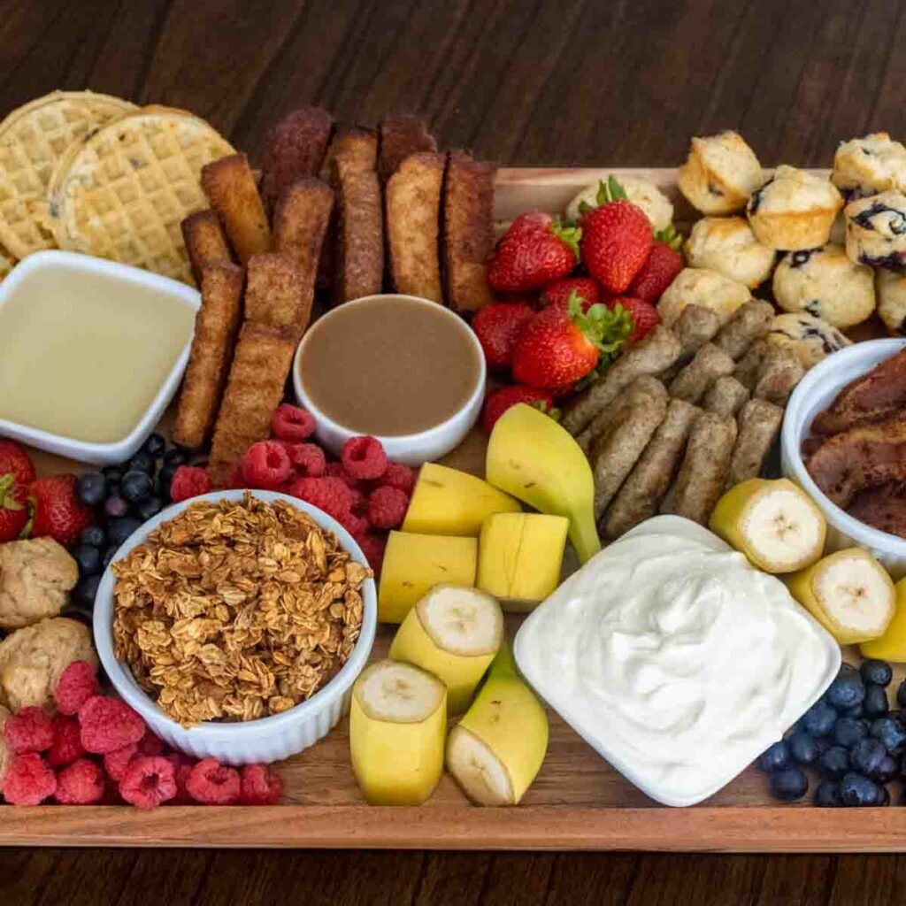 easy and simple Breakfast Charcuterie Board ideas