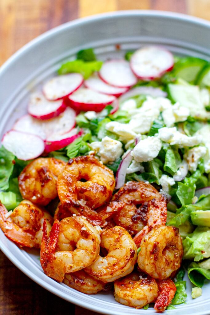 Grilled Shrimp Salad for mothers day lunch ideas