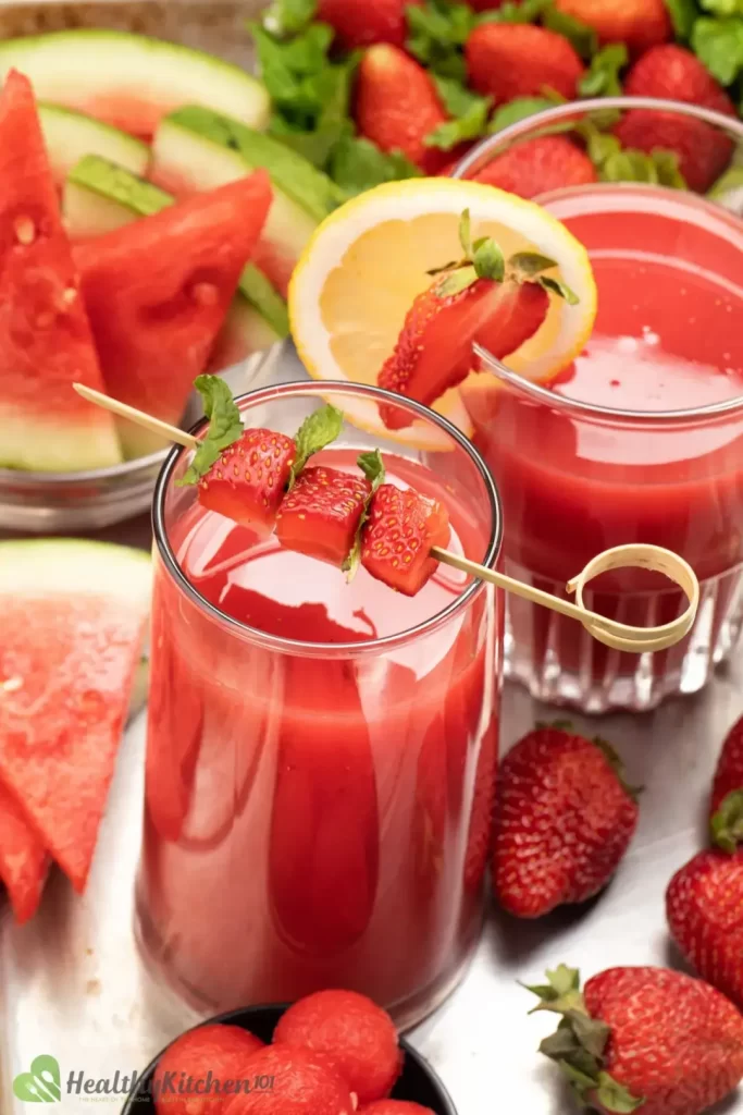 refreshing strawberry watermelon juice recipe for summer