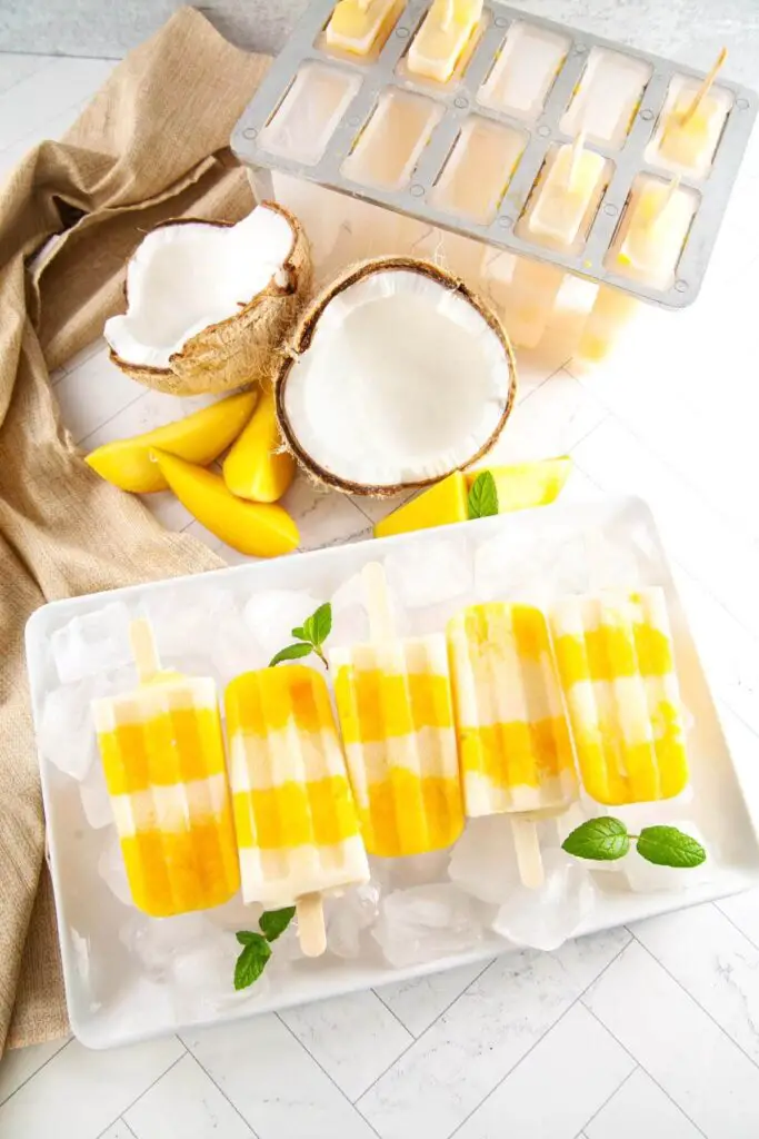 Creamy Mango Popsicles Recipe for summer popsicle recipes