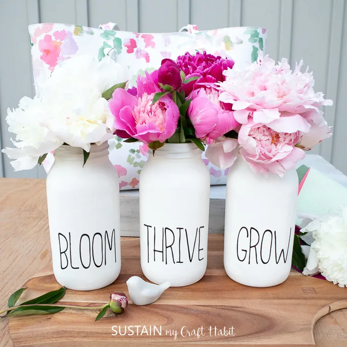 beautiful and elegant mothers day gift ideas with mason jar flower vase