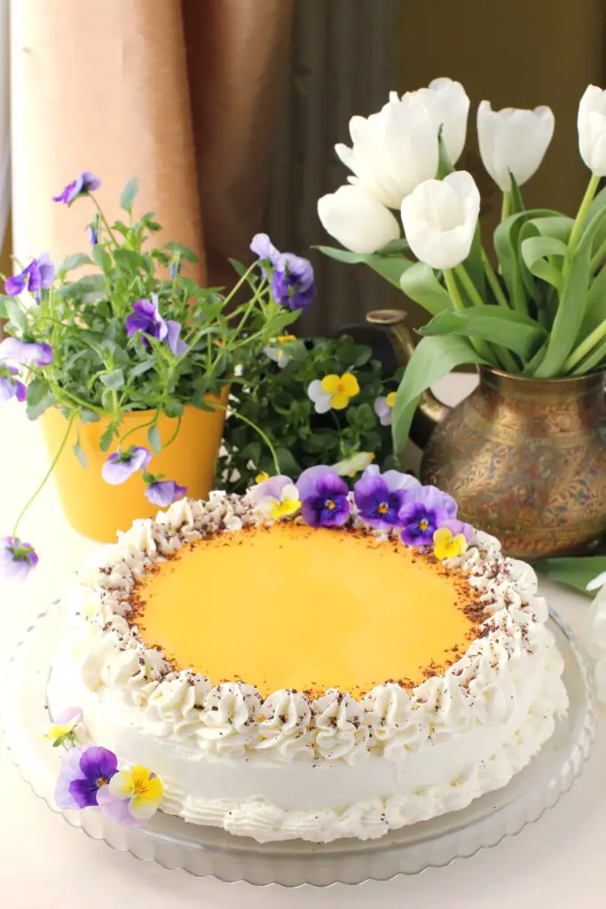 German Egg Liqueur Torte for mothers day cake designs