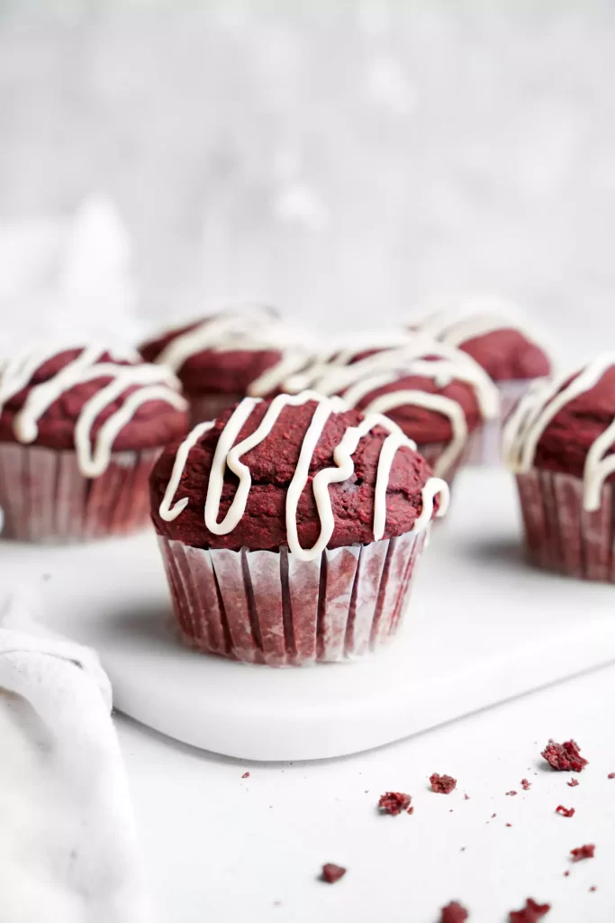 red velvet muffins for mothers day dessert ideas