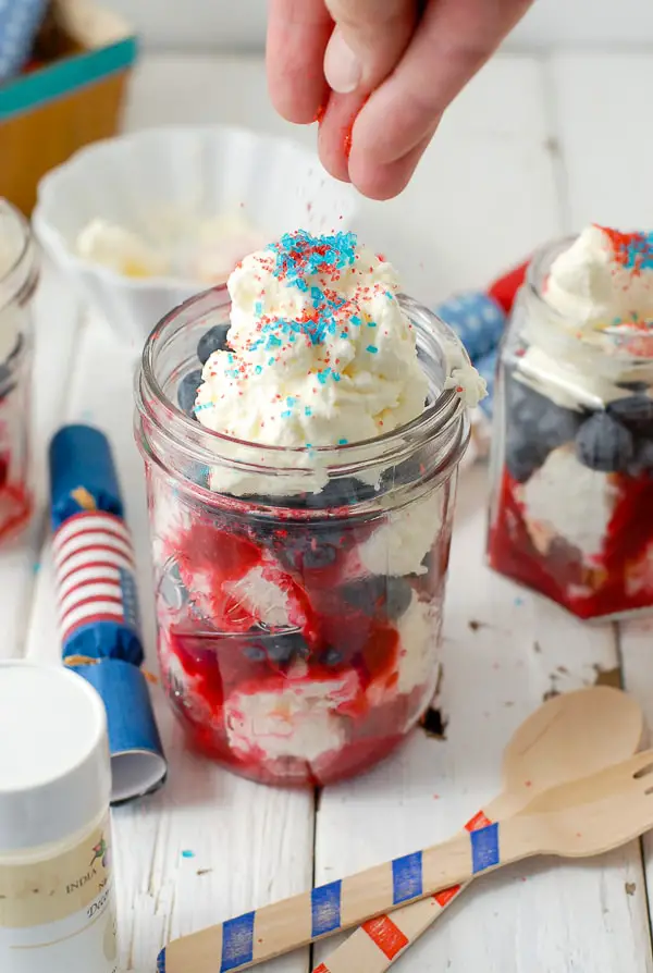 4th of July Desserts: Easy Red, White & Blue Trifles