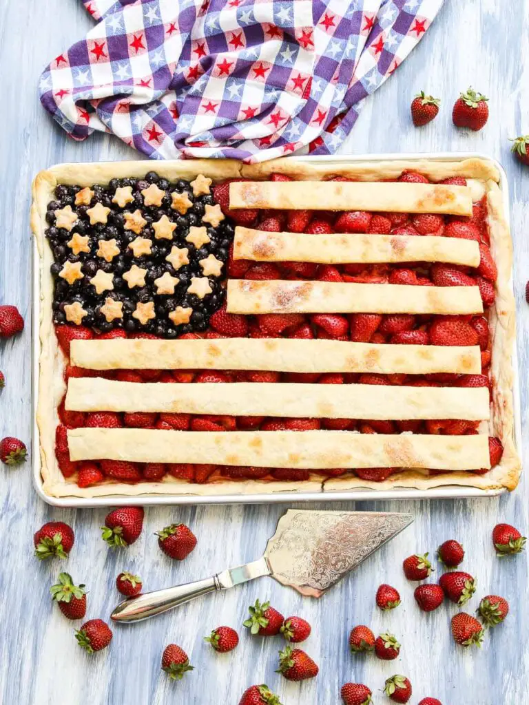 American Flag Pie - 4th of July recipes
