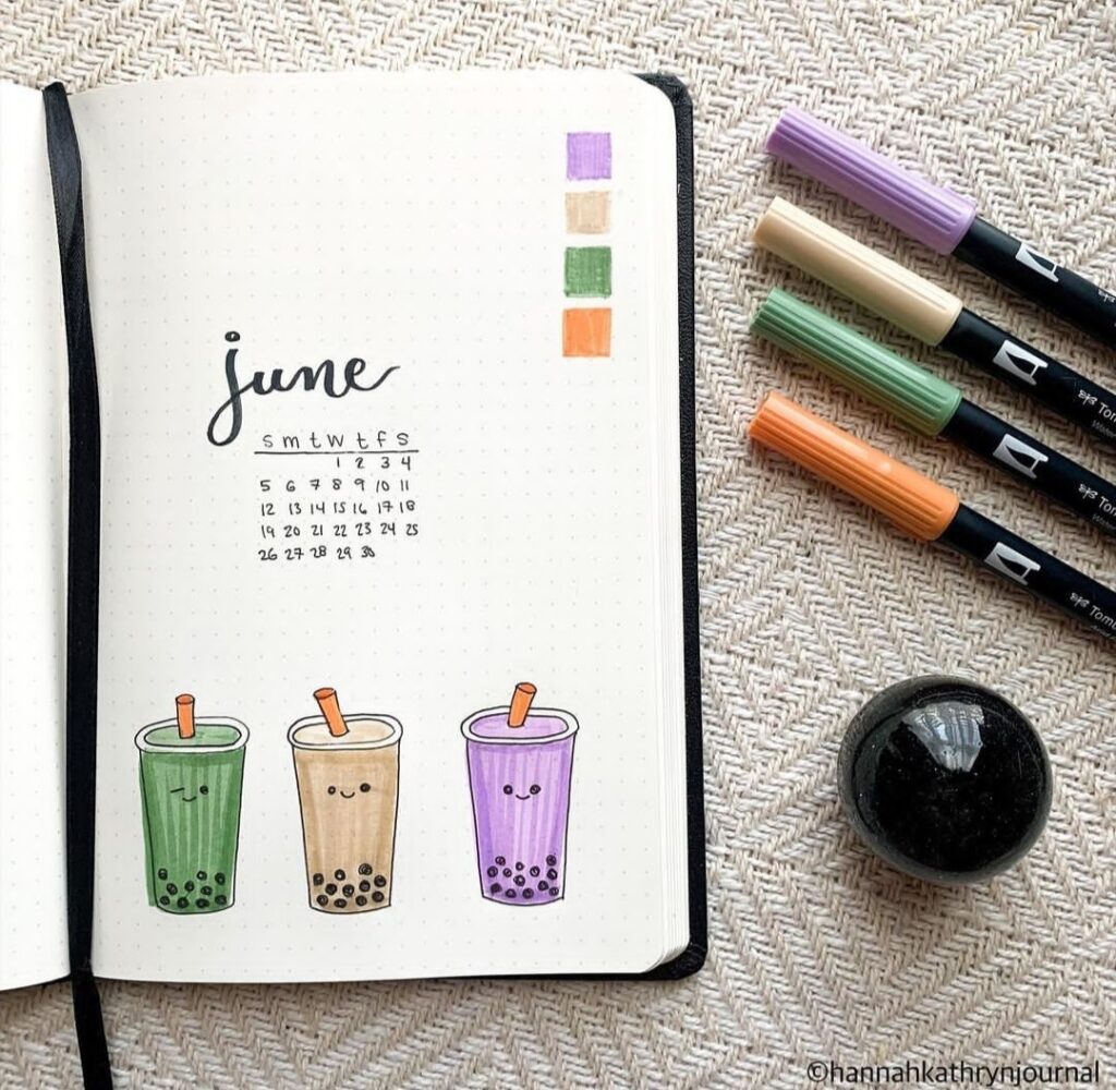 bubble tea june theme cover