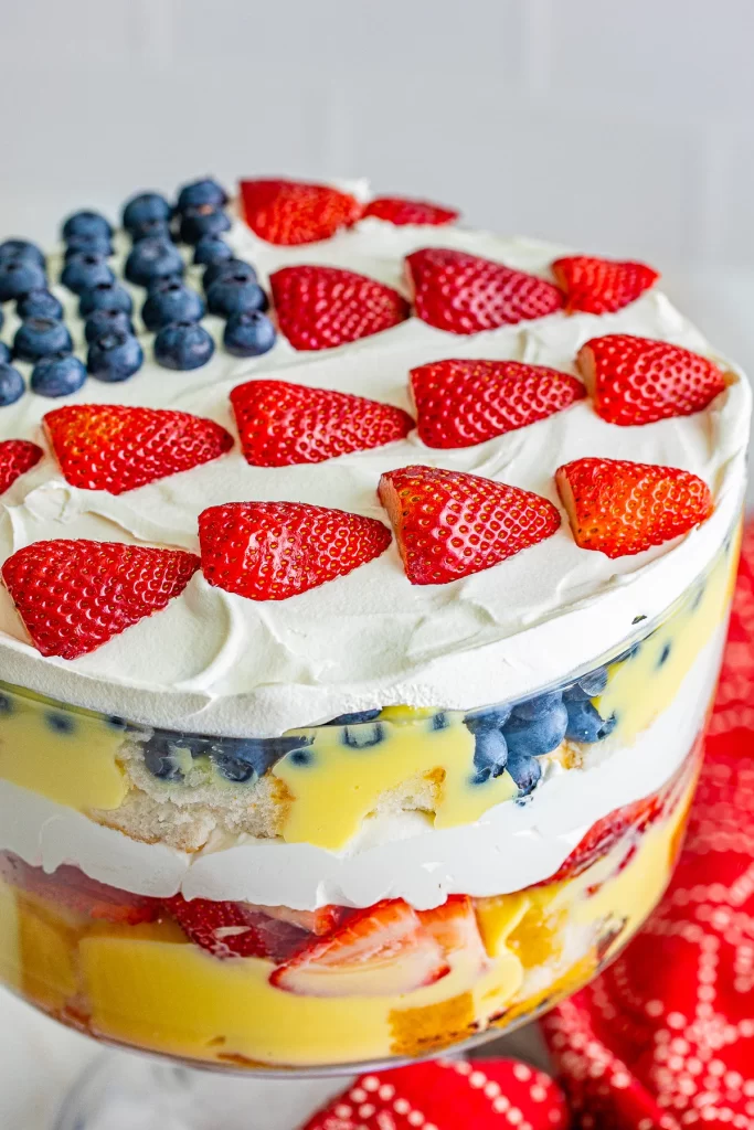 4th of July Trifle- 4th of July party recipes