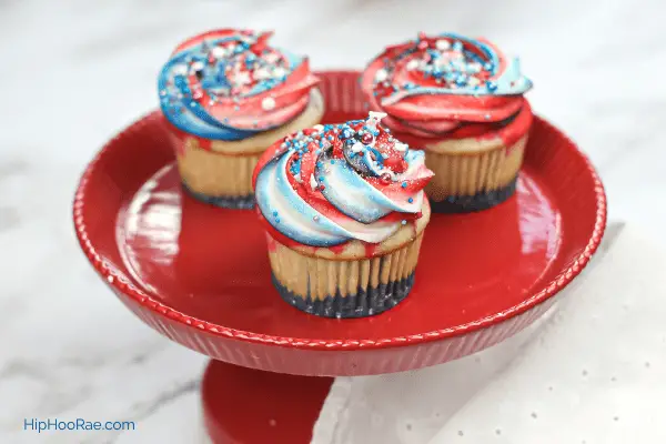 Patriotic Cupcakes - 4th of July desserts
