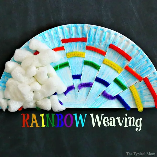 easy DIY rainbow summer craft ideas for kids