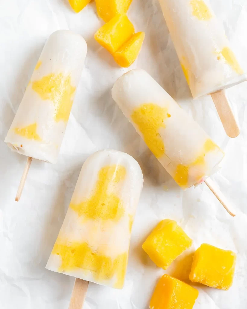 easy fruit yogurt popsicle recipes with mango