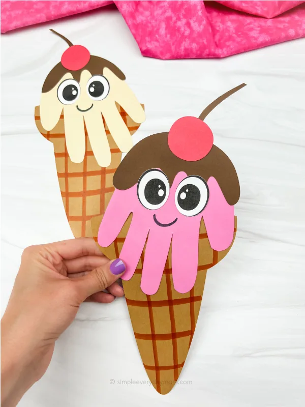 easy ice cream paper craft ideas for kids