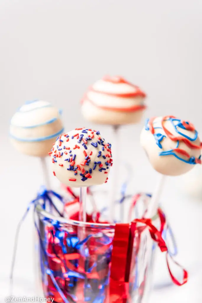 4th of July Cake Pops party recipes