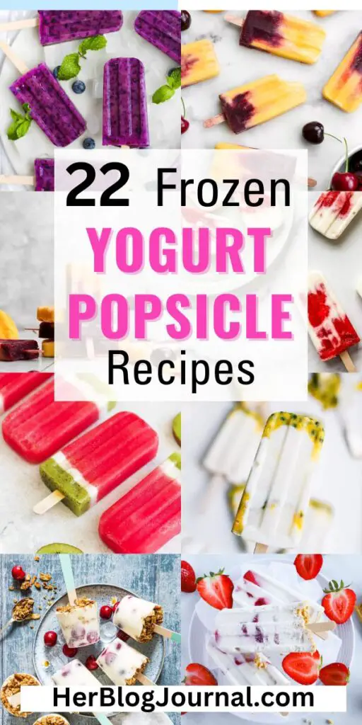 healthy frozen yogurt popsicle recipes with fruits