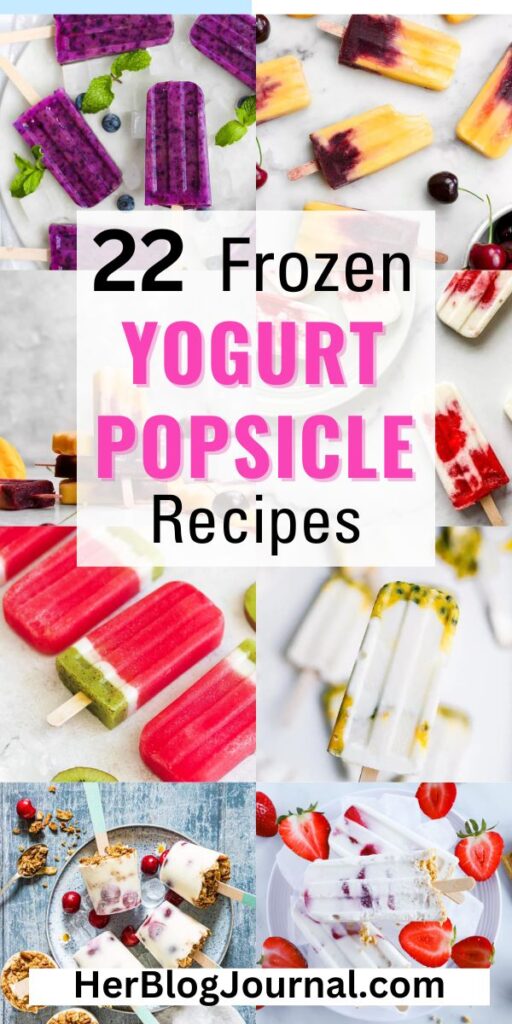 healthy frozen yogurt popsicle recipes with fruits