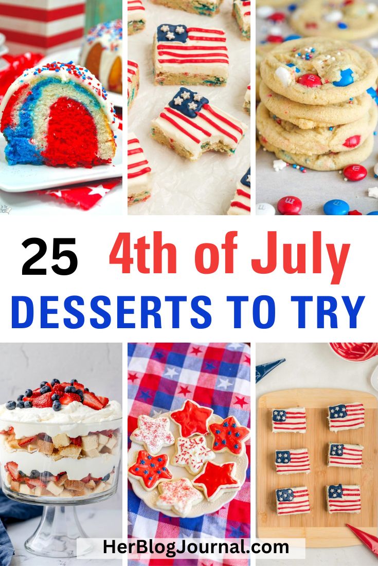 Easy 4th of July desserts to try - Her Blog Journal