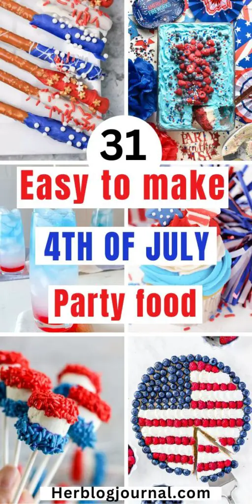 4th of July party food ideas that are easy to make