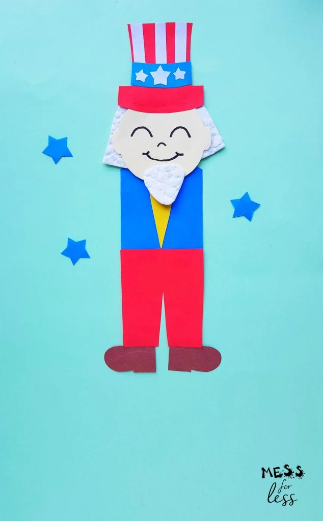 Uncle Sam craft for kids- 4th of July craft ideas