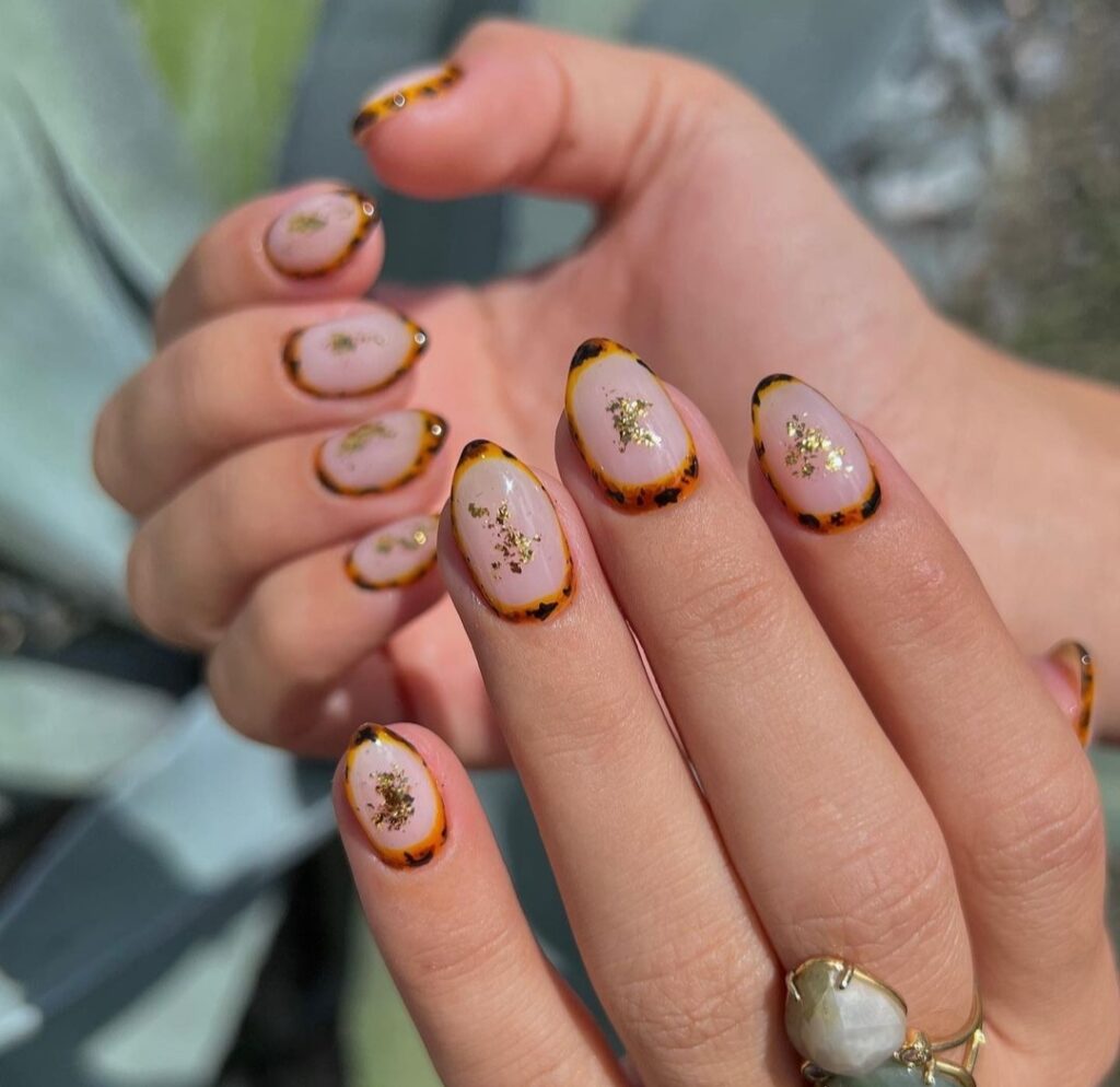 autumn and fall inspired nails