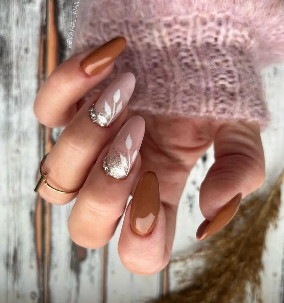 trendy fall nail designs and fall colors 