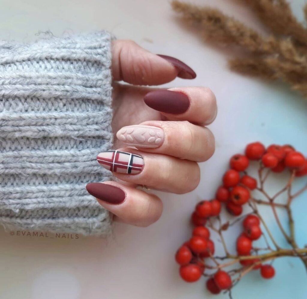 trendy fall nail designs and fall colors 