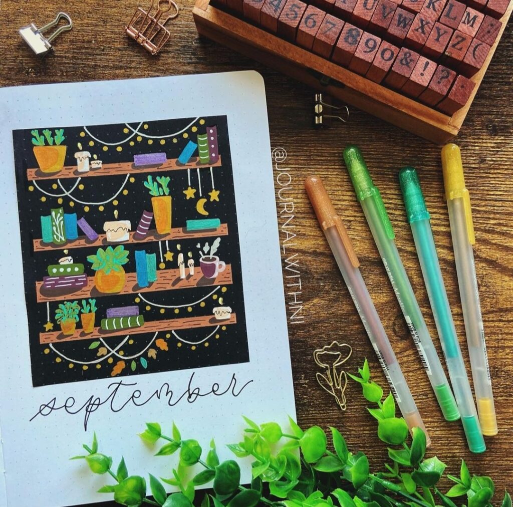 September bullet journal covers