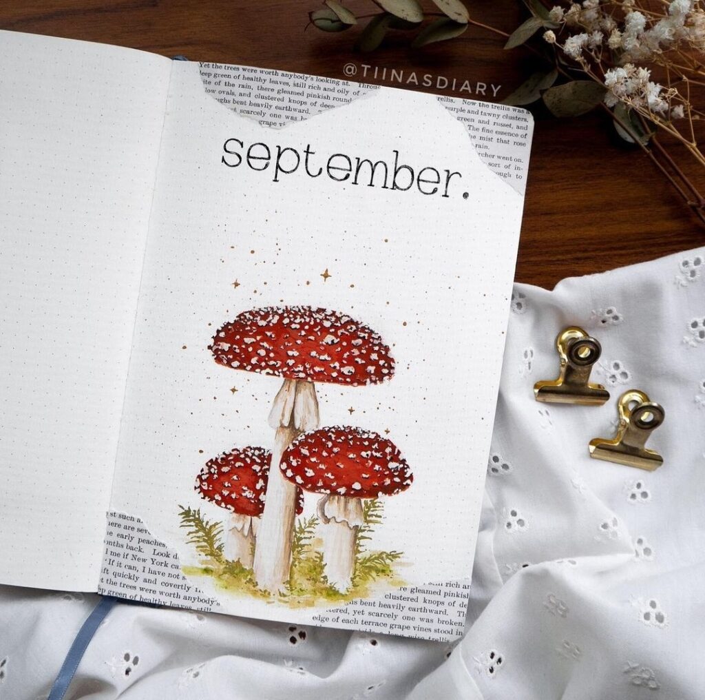 September bujo covers