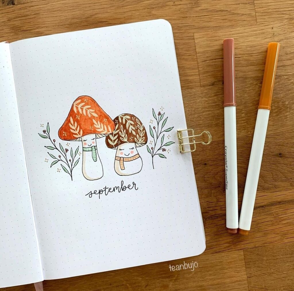 September bujo covers