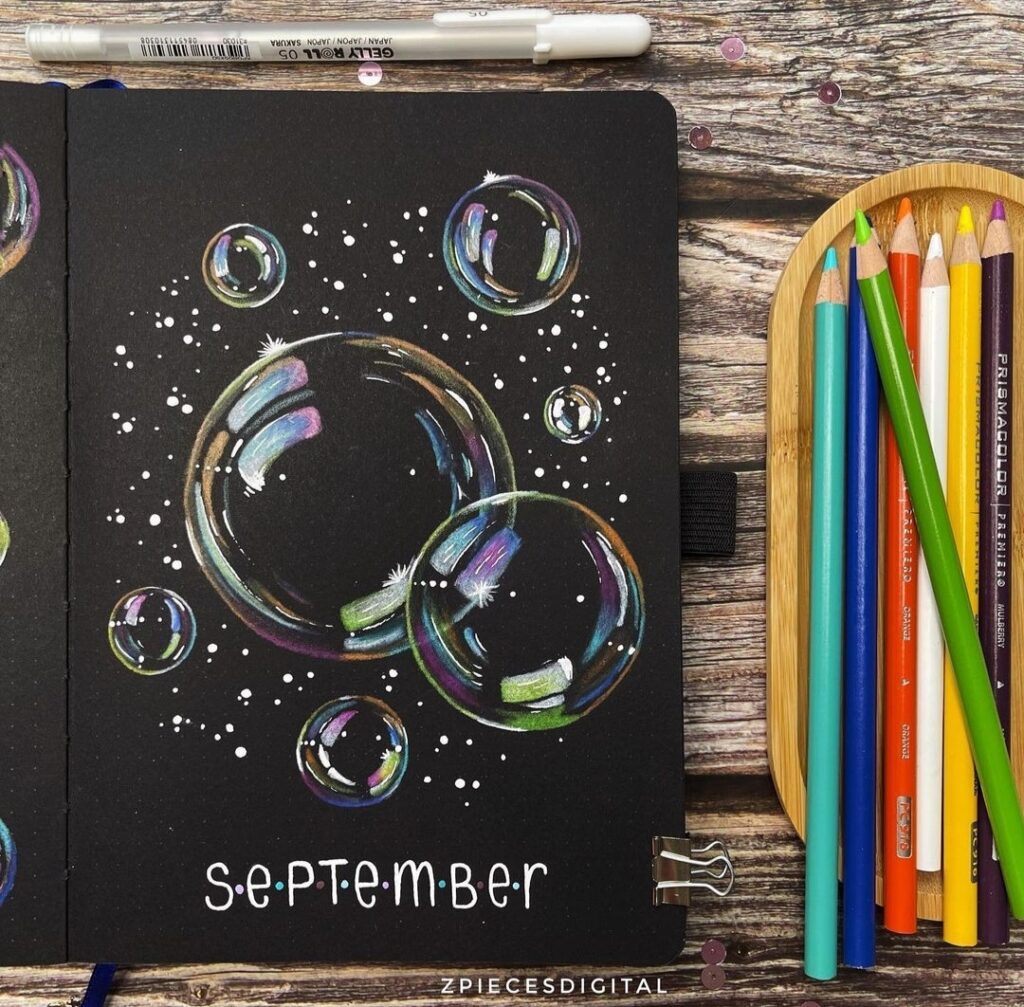 September bullet journal covers