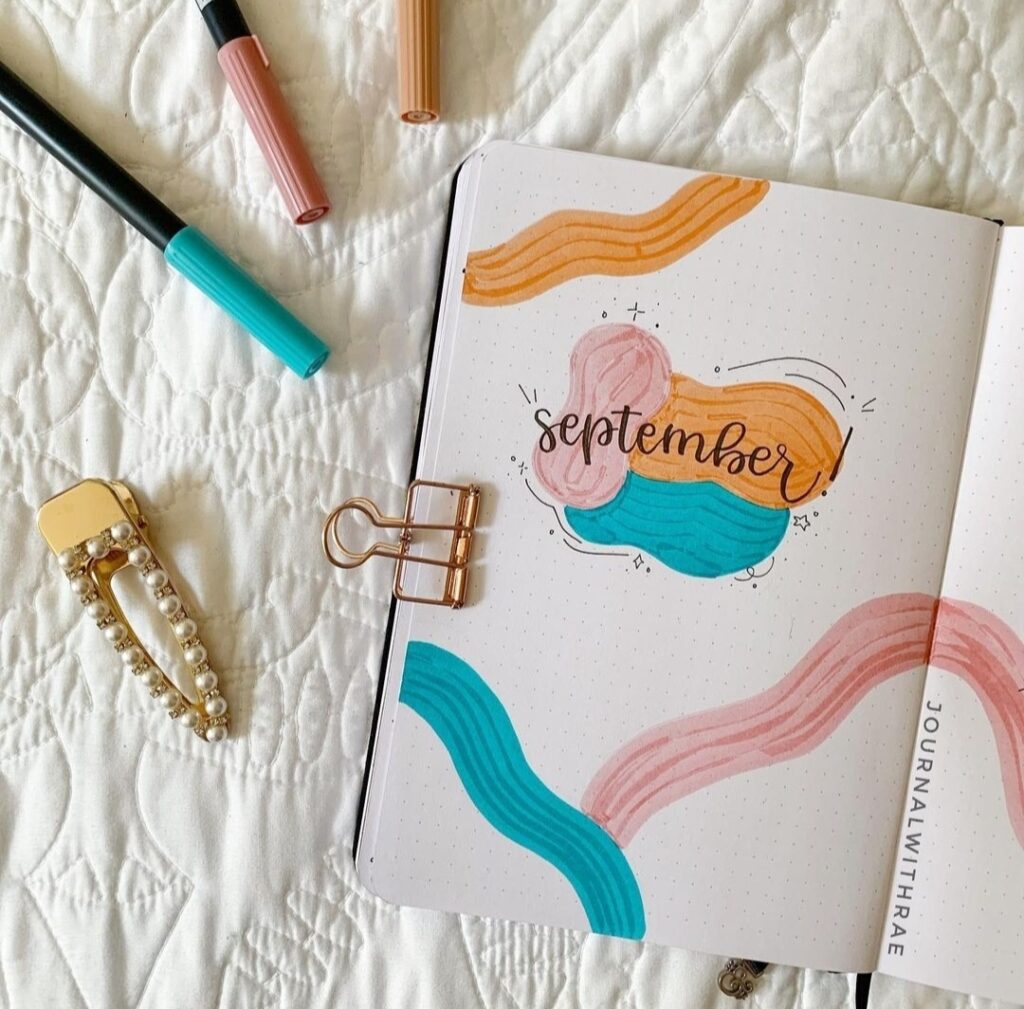 September bullet journal covers