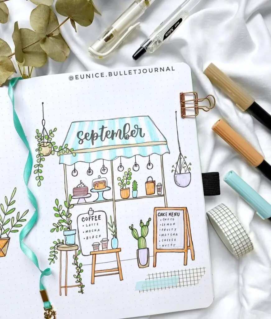 September bullet journal covers