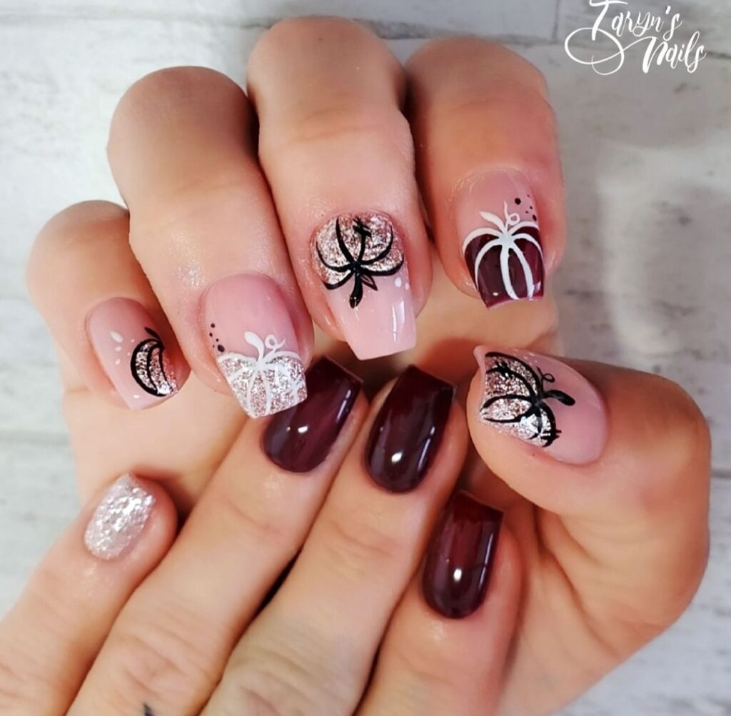 Pumpkin Nail designs