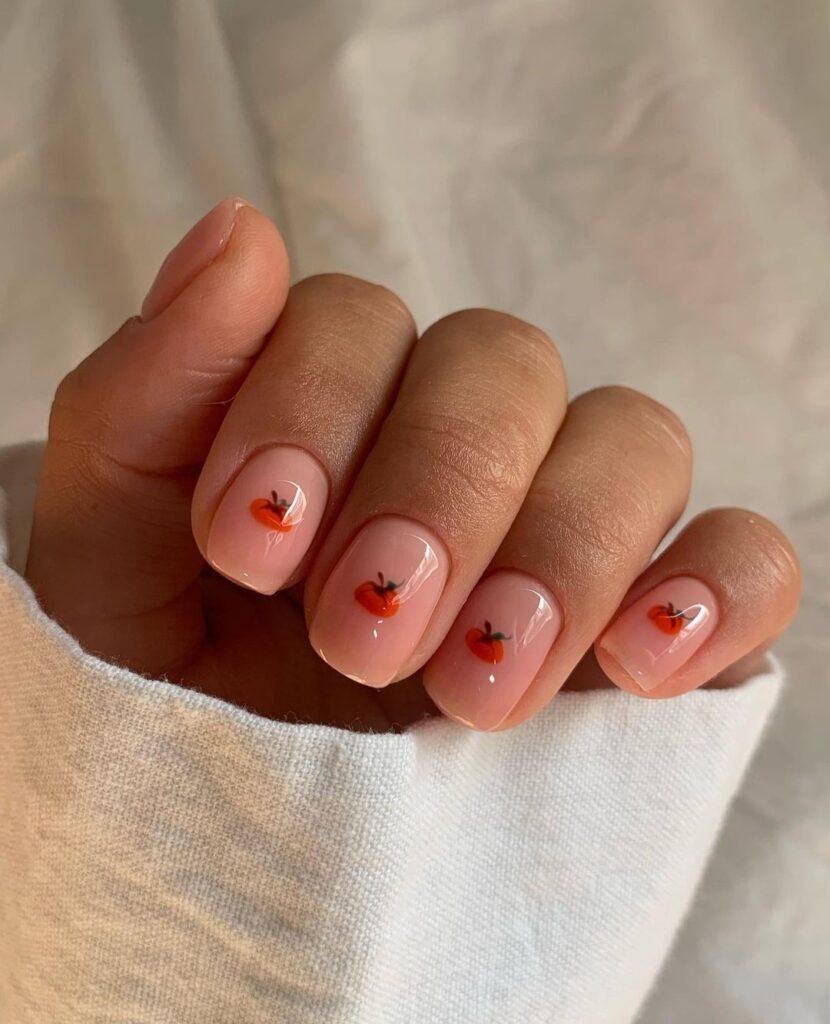 Pumpkin Nails