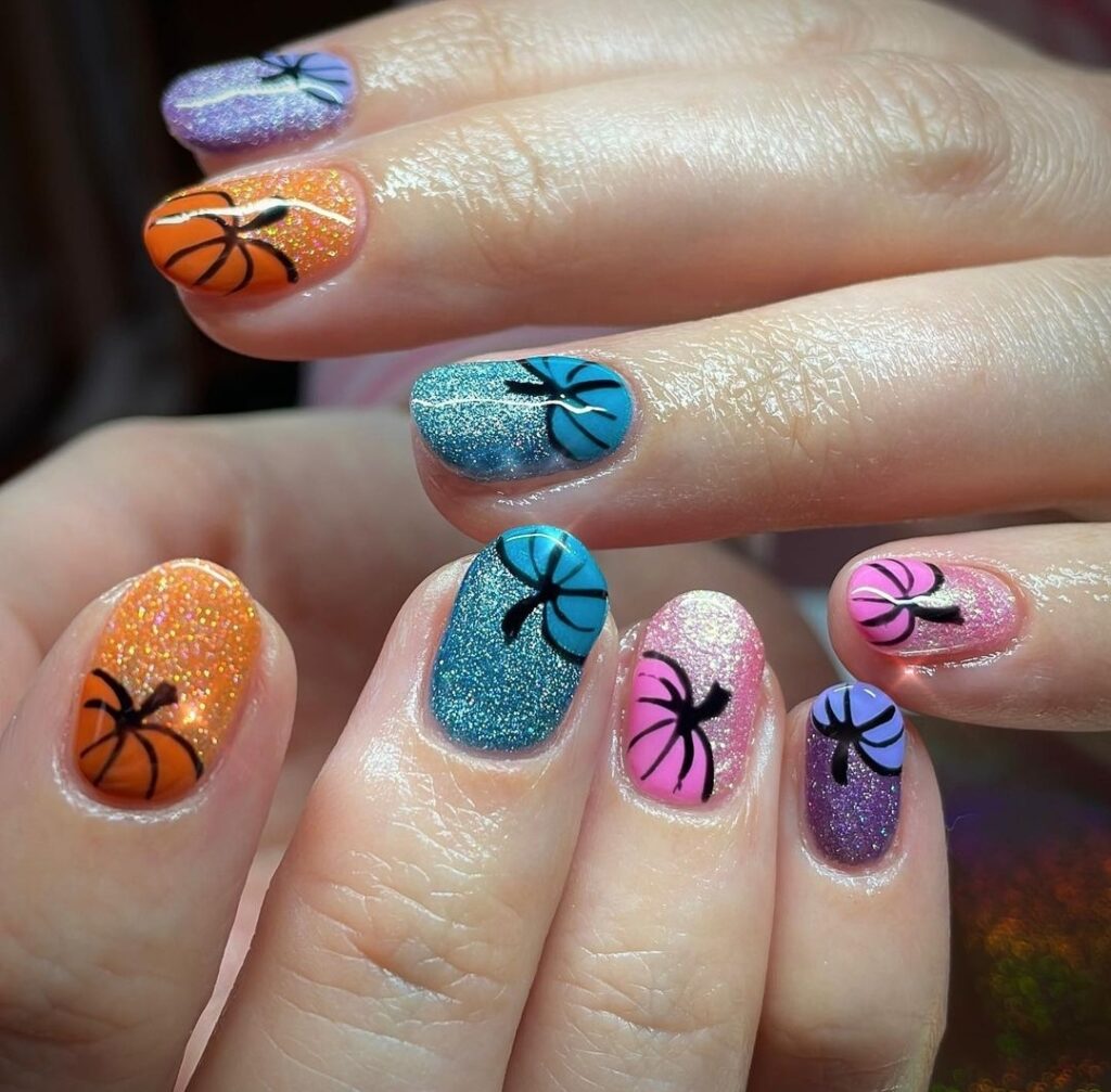 Pumpkin Nail designs