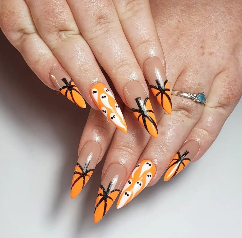 Pumpkin Nail designs