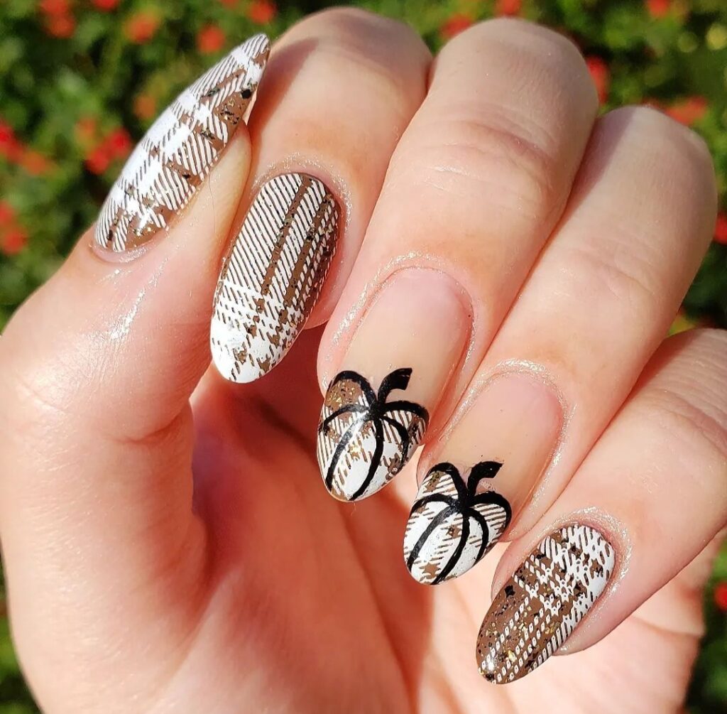 Pumpkin Nail designs