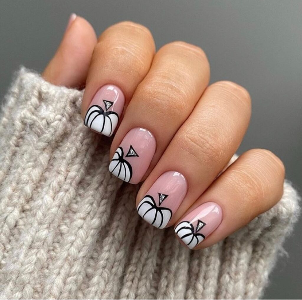 Pumpkin Nail designs