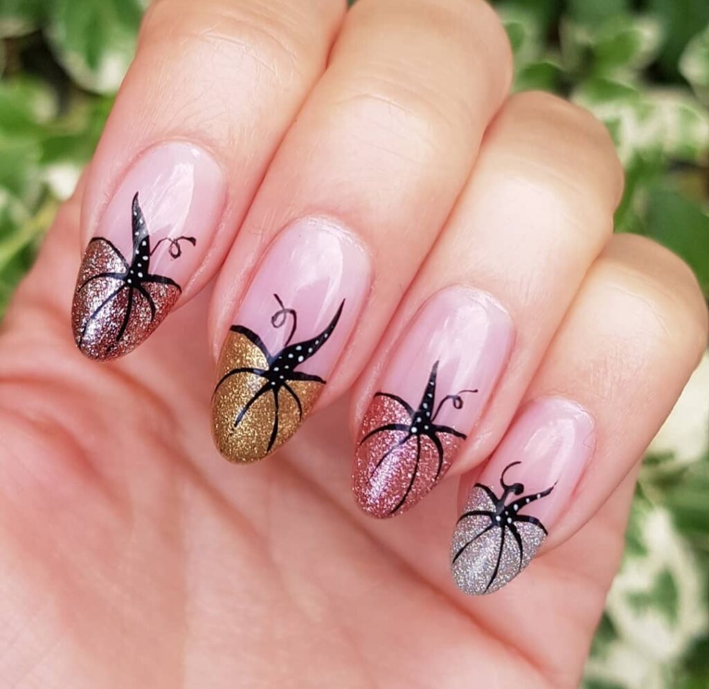 Pumpkin Nail designs