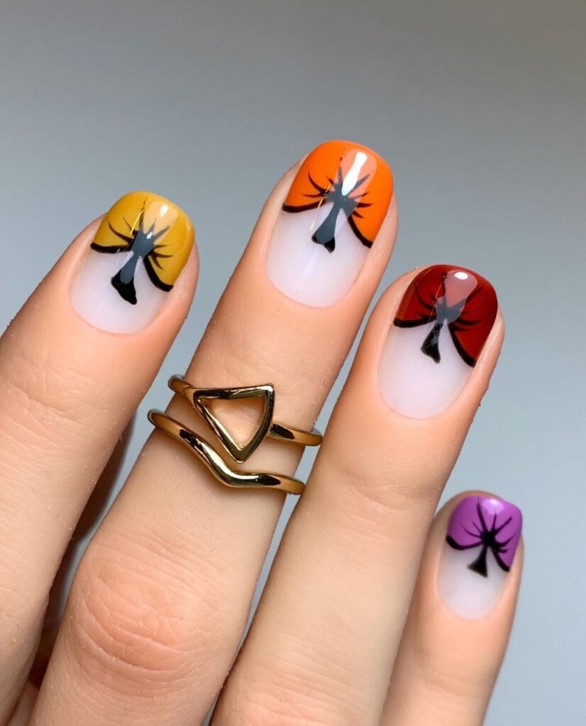 Pumpkin Nail designs