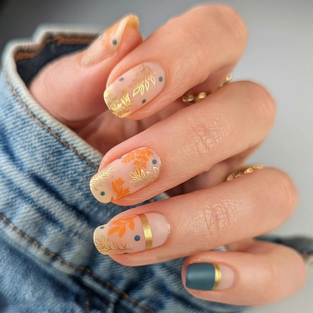 trendy fall nail designs and colors