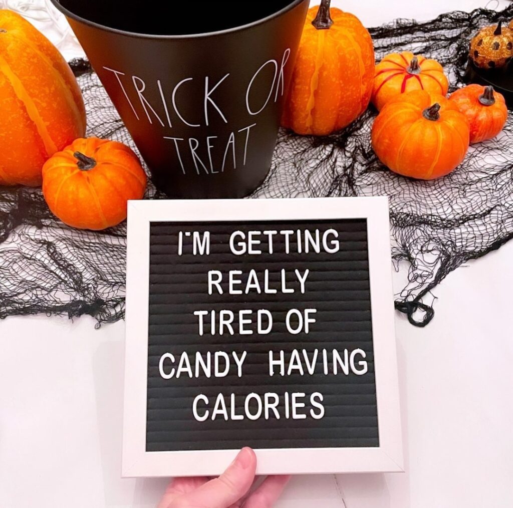 Halloween letter board quotes