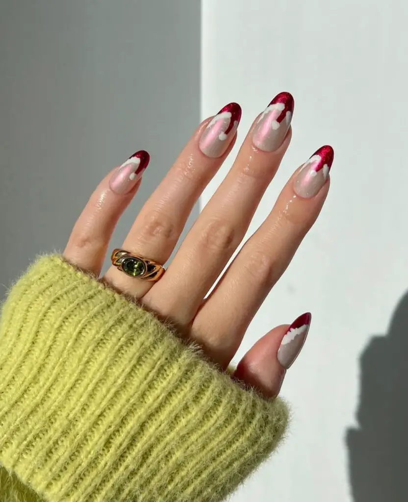 Cute Christmas nails tips 