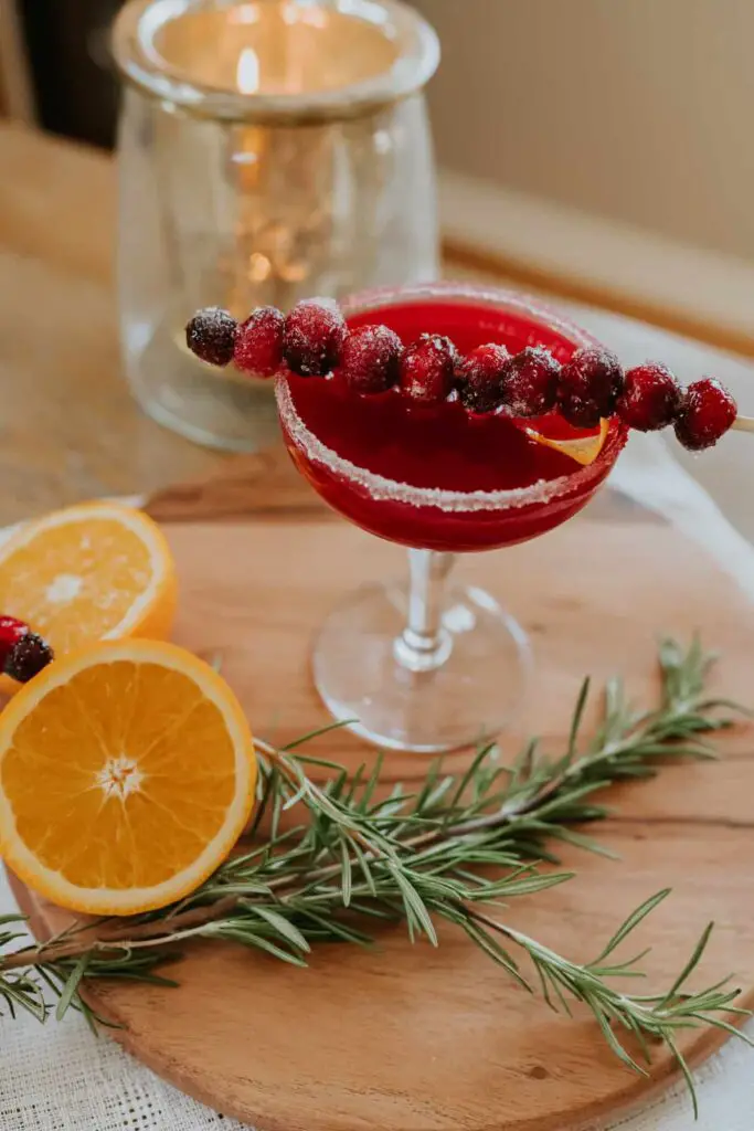 Cranberry Margarita - Christmas Cocktails