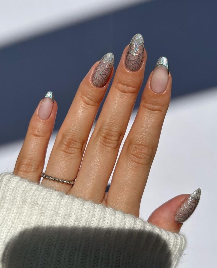 cute New Year nails design and nail art trends